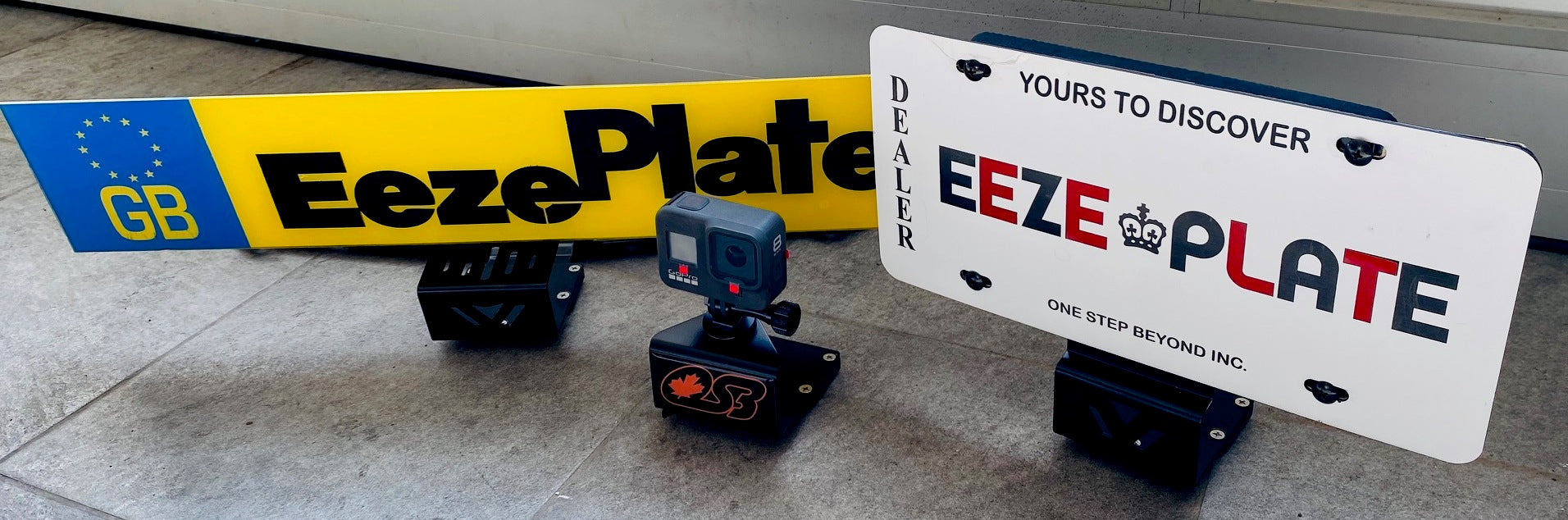 EezePlate - Quick Release, No Drill Front License Plate System