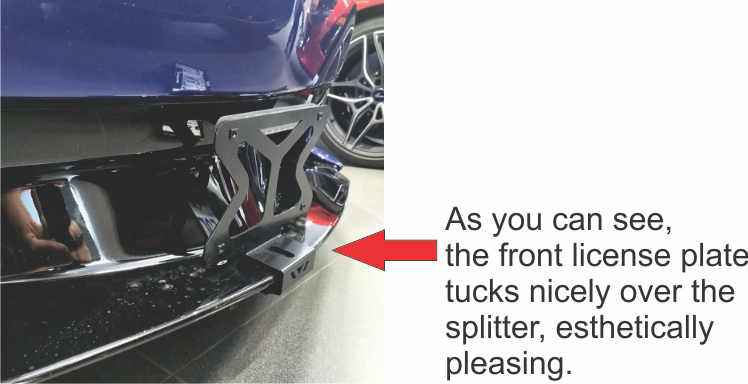 EezePlate - Quick Release, No Drill Front License Plate System