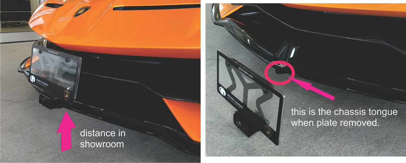 EezePlate - Quick Release, No Drill Front License Plate System